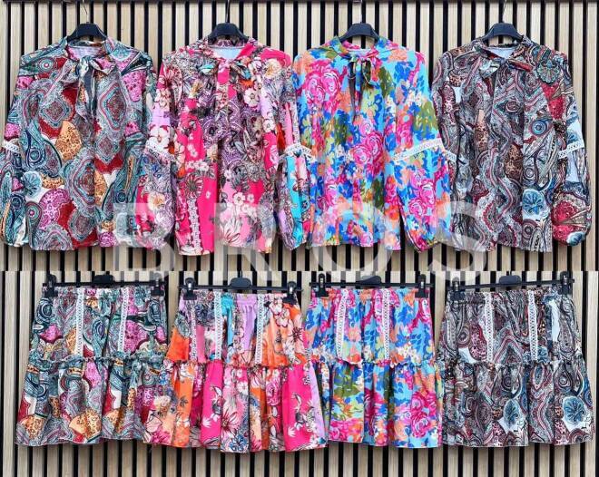 Komplet damskie 13004 Mix kolor Standard (Towar Włoskie) 1