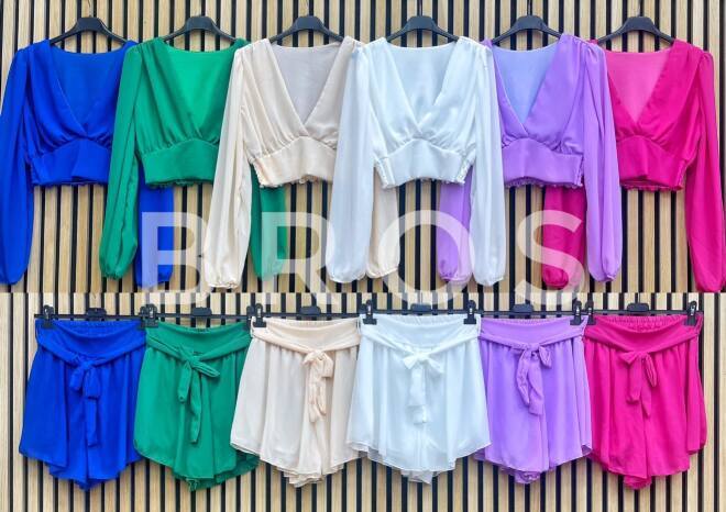 Komplet damskie 13005 Mix kolor Standard (Towar Włoskie)