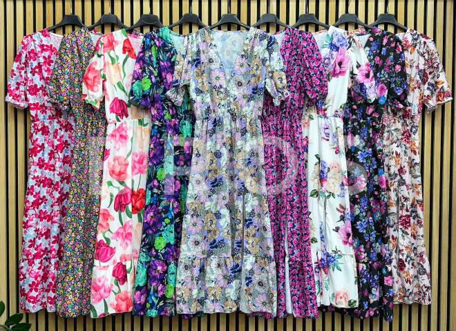 Sukienka damskie 15087 Mix kolor Standard (Towar Włoskie) 1