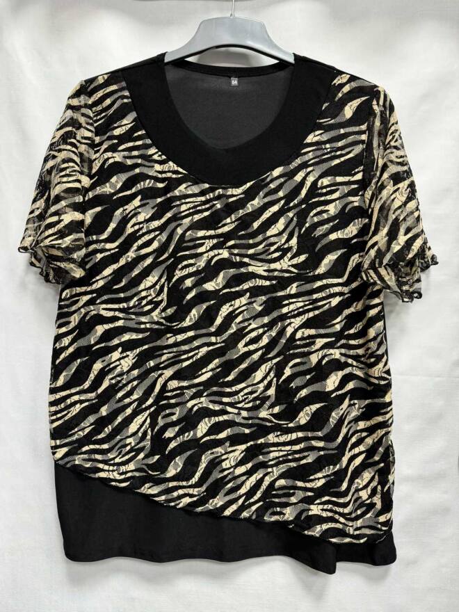 Bluzka damskie 13050 1 kolor 48-54 (Towar Polskie)