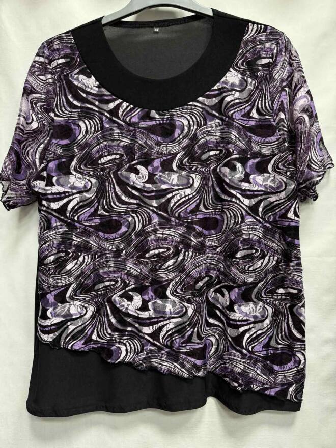 Bluzka damskie 15053 1 kolor 48-54 (Towar Polskie)