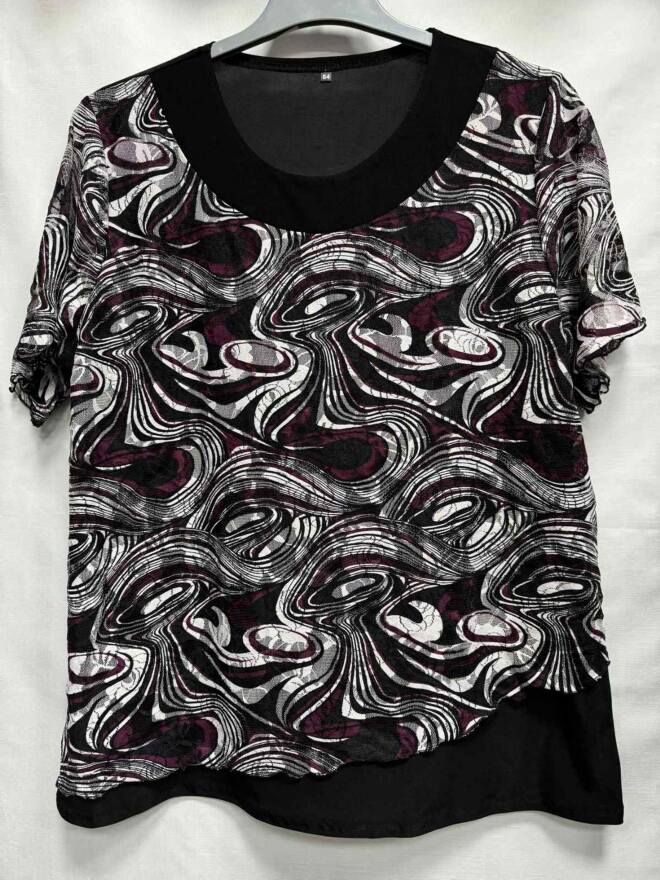 Bluzka damskie 15053 1 kolor 48-54 (Towar Polskie) 1