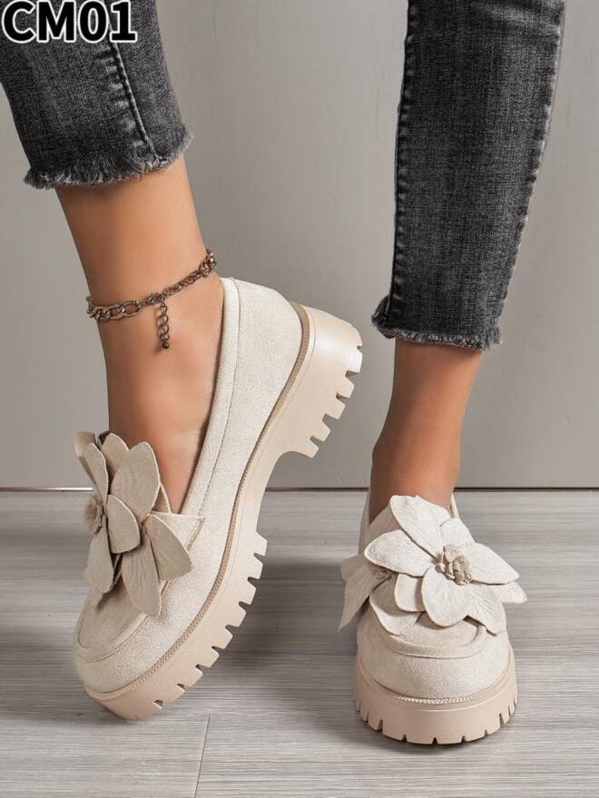Półbuty Damskie CM01 BEIGE 36-41 1
