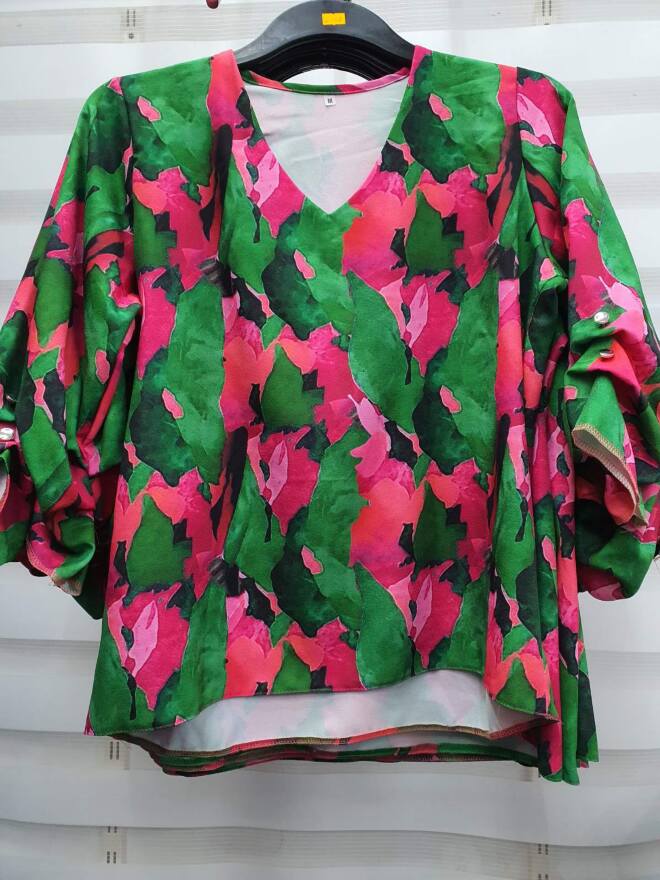 Bluzka damskie 16003 MIX KOLOR M-3XL(Towar Polskie)