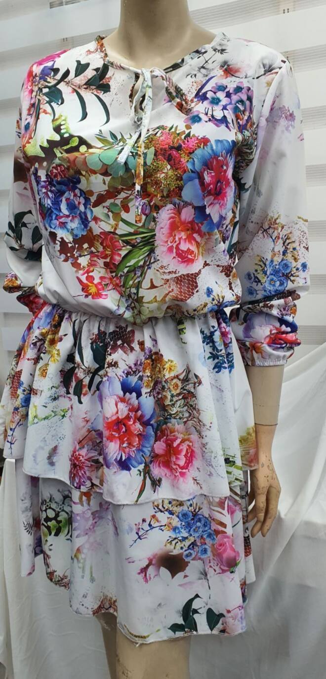 Sukienka damskie 16009 MIX KOLOR M-3XL(Towar Polskie)  