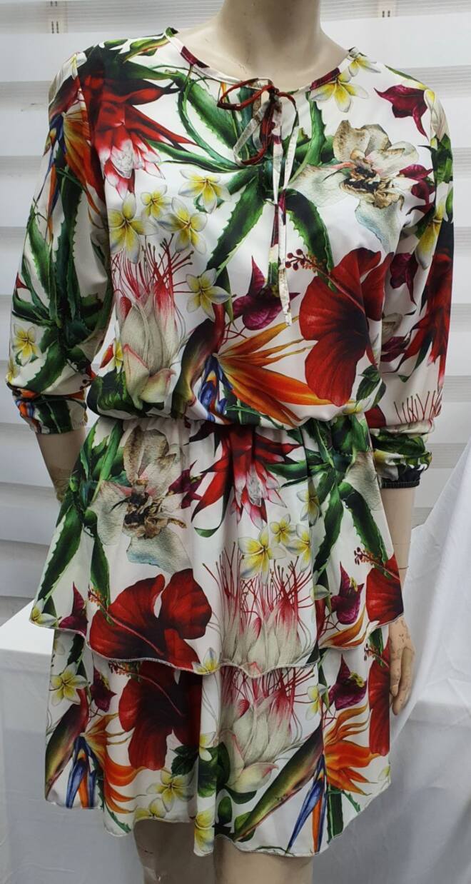 Sukienka damskie 16010 MIX KOLOR M-3XL(Towar Polskie)  