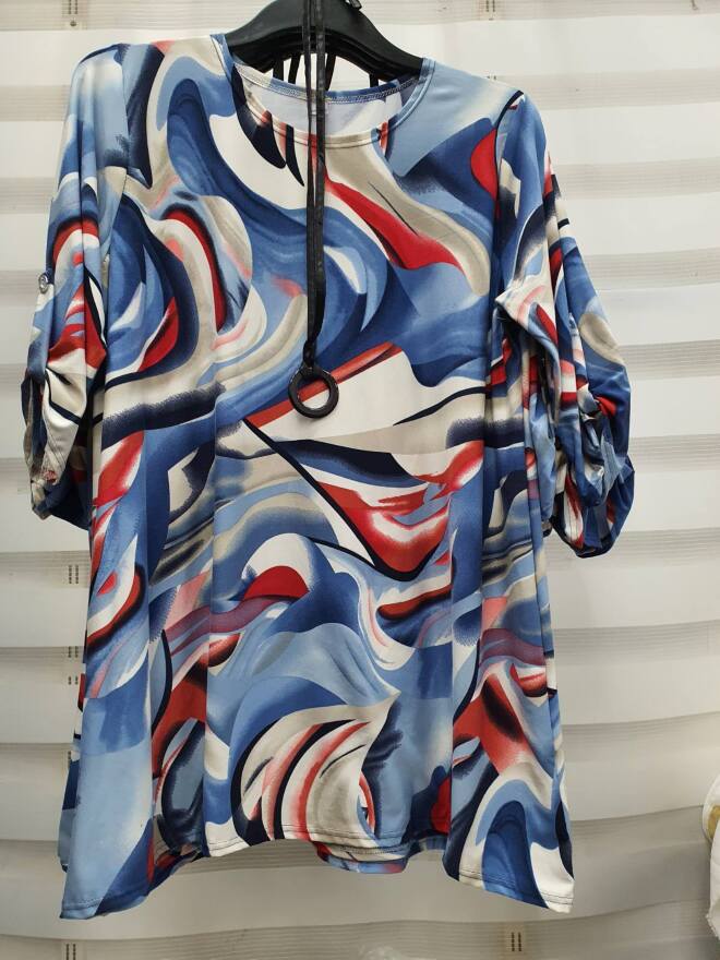 Bluzka damskie 16089 MIX KOLOR M-3XL (Towar Ploskie)