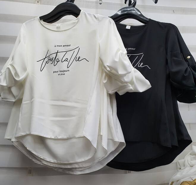 Bluzka damskie 16093 MIX KOLOR M-3XL (Towar Ploskie)