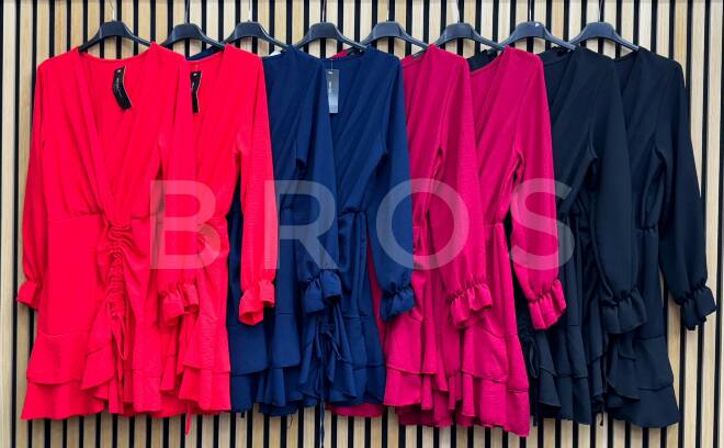 Sukienka damskie 16112 Mix kolor Standard (Towar Włoskie)