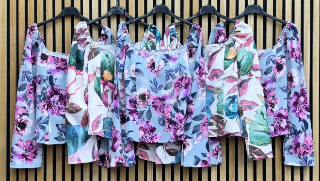 Bluzka damskie 16122 Mix kolor Standard (Towar Włoskie)