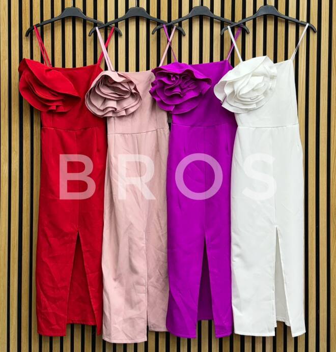 Sukienka damskie 16119 Mix kolor Standard (Towar Włoskie)