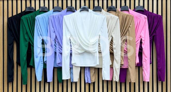 Bluzka damskie 16155 Mix kolor Standard (Towar Włoskie)   1