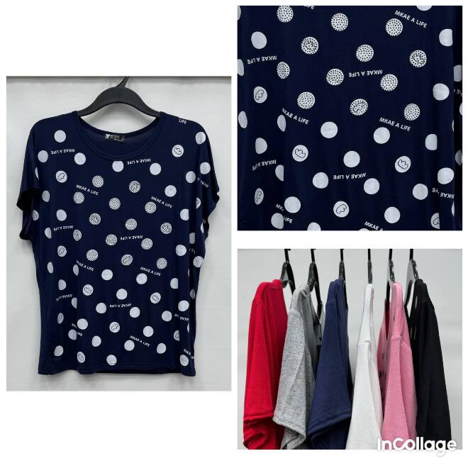 Bluzka damskie 18532 MIX KOLOR XL-3XL