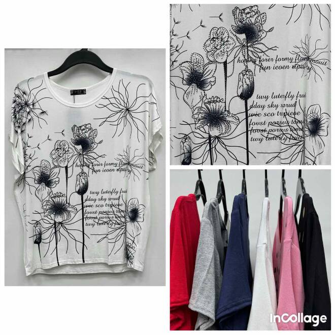 Bluzka damskie 18533 MIX KOLOR XL-3XL