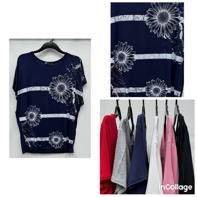 Bluzka damskie 18535 MIX KOLOR XL-3XL