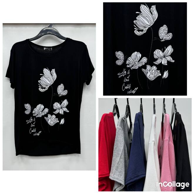 Bluzka damskie 18542 MIX KOLOR XL-3XL