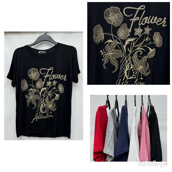 Bluzka damskie 18543 MIX KOLOR XL-3XL