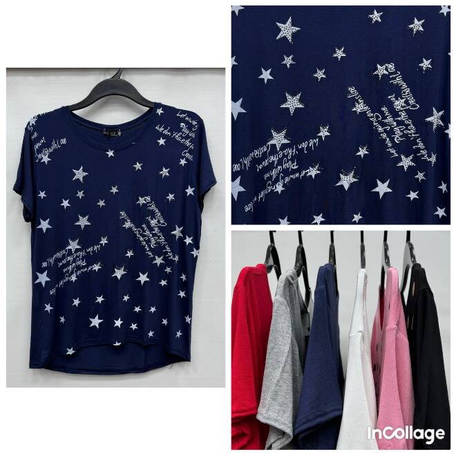 Bluzka damskie 18547 MIX KOLOR XL-3XL