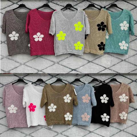 Bluzka damskie 2025 Mix kolor Standard (Towar Włoskie) 1