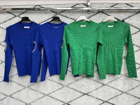 Bluzka damskie 2028 Mix kolor Standard (Towar Włoskie) 1