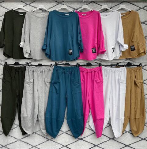 Komplet damskie 2036 Mix kolor Standard (Towar Włoskie)