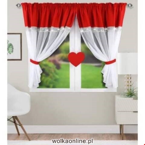 Firanki gotowe  R52 Mix kolor 145x400