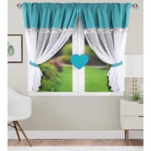 Firanki gotowe  R53 Mix kolor 145x400 1