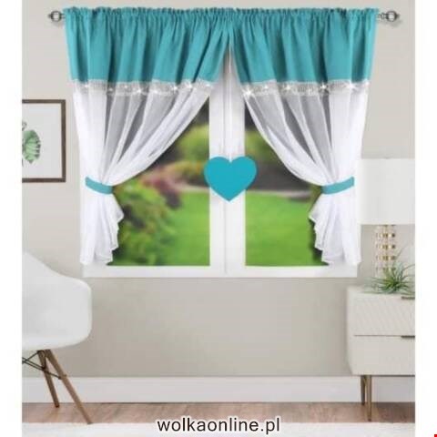 Firanki gotowe  R53 Mix kolor 145x400