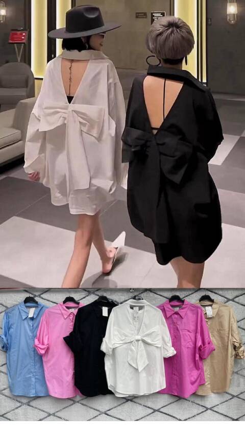 Koszule damskie 2040 Mix kolor Standard (Towar Włoskie)