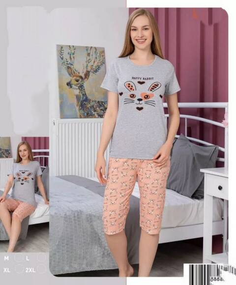 Piżama Damskie 1034 1 kolor M-2XL (Towar Tureckie) 1