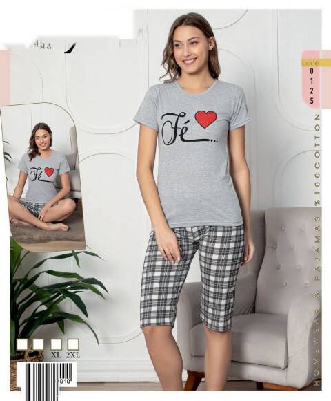 Piżama Damskie 1035 1 kolor M-2XL (Towar Tureckie) 1