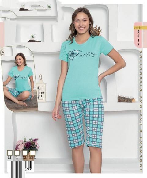 Piżama Damskie 1036 1 kolor M-2XL (Towar Tureckie)