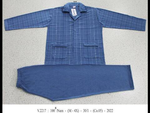 Piżama Meskie 1003 1 kolor M-3XL