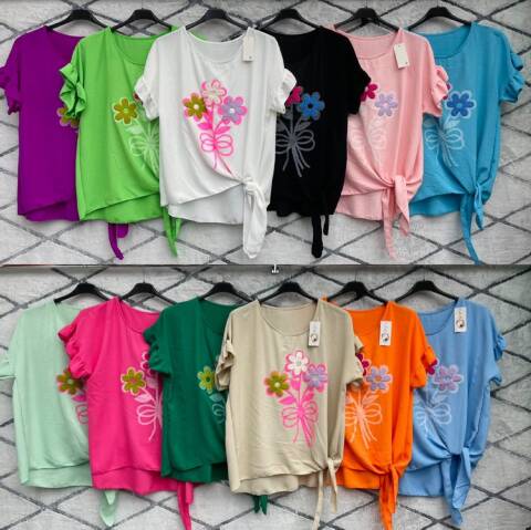 Bluzka damskie 2047 Mix kolor Standard (Towar Włoskie) 1