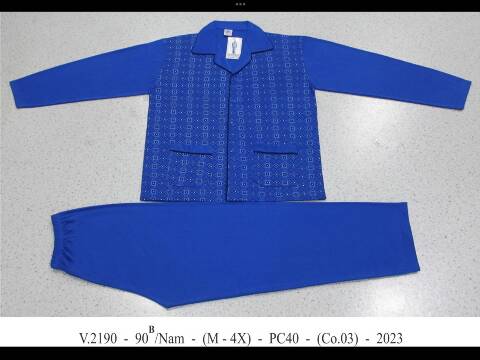 Piżama Meskie 1004 1 kolor M-3XL