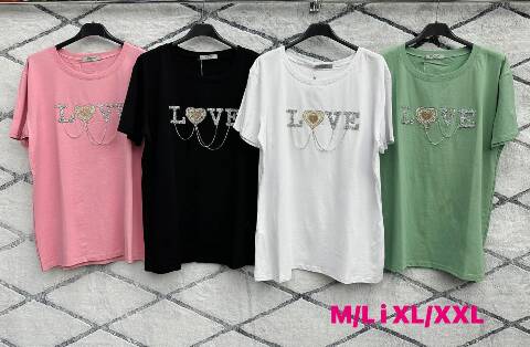 Bluzka damskie 2006 Mix kolor M/L-XL/2XL (Towar Włoskie) 1