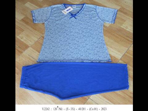 Piżama Damskie 1005 1 kolor M-3XL 1