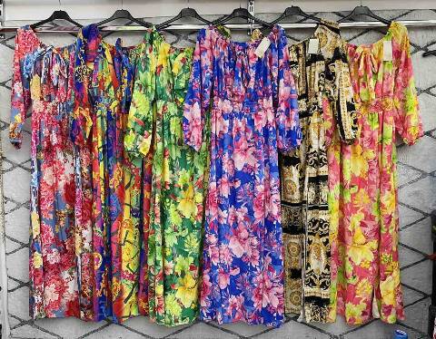 Sukienka Damskie 2063 Mix kolor Standard (Towar Włoskie)