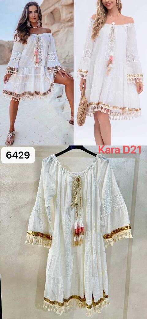 Sukienka damskie 6429 Mix kolor Standard (Towar Włoskie) 1