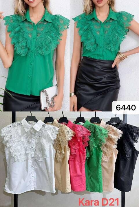 Koszule damskie 6440 Mix kolor Standard (Towar Włoskie) 1