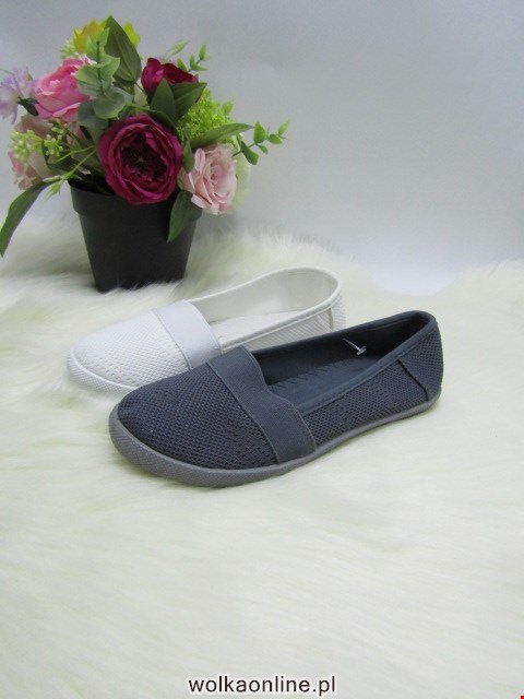 Baleriny Dziecięce ST122C WHITE/GREY/PINK/D.GREY 31-36