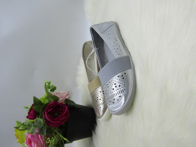 Baleriny Dziecięce TL208C GOLD/SILVER/PINK/GREY 31-36