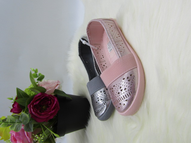 Baleriny Dziecięce TL208K GOLD/SILVER/PINK/GREY 25-30
