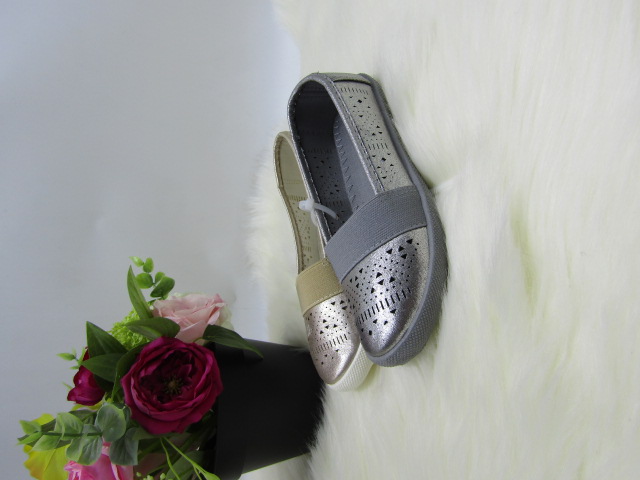 Baleriny Dziecięce TL121K GOLD/SILVER/PINK/GREY 25-30