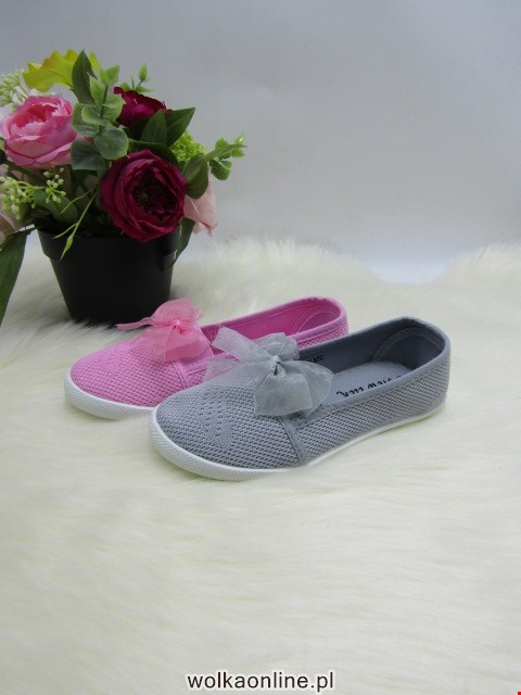 Baleriny Dziecięce TL67C WHITE/PINK/L.GREY/L.PINK 31-36