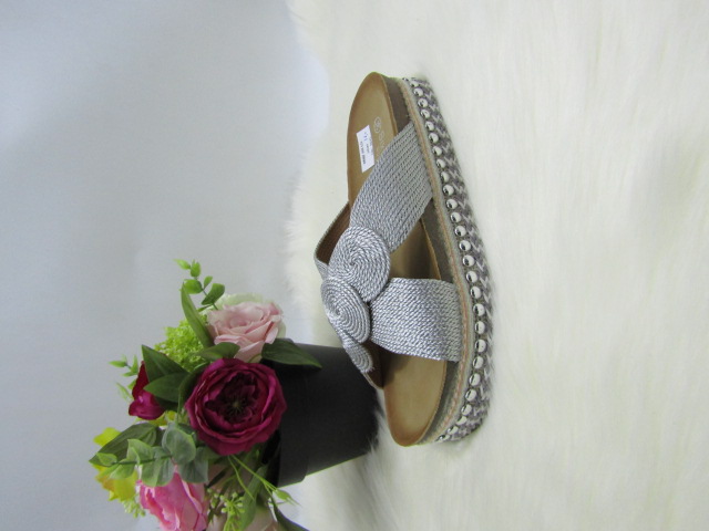 Klapki Damskie 888-526 SILVER 36-41