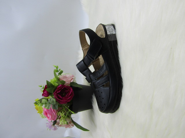 Sandały damskie K01-8 BLACK 36-41