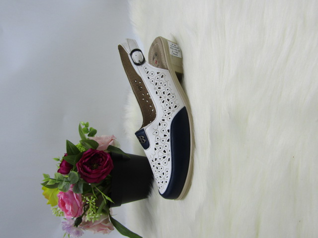 Sandały damskie J35-7 WHITE/BLUE 37-42 1