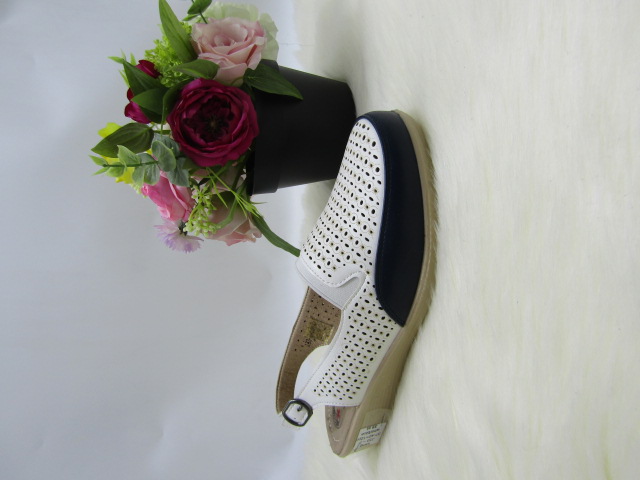 Sandały damskie J33-2 WHITE/BLUE 37-42