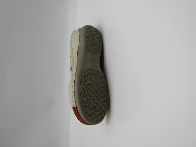 Klapki Damskie 92083-87 RED/BEIGE 36-42 1